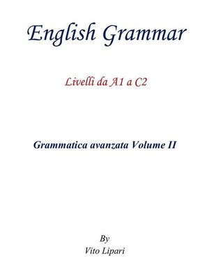 cover image of English Grammar Volume 2